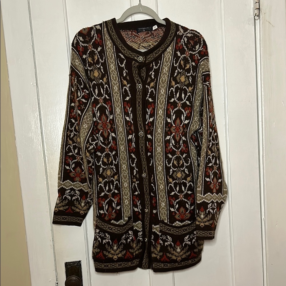 Chico's Multicolor Knit Cardigan - Picture 11 of 12